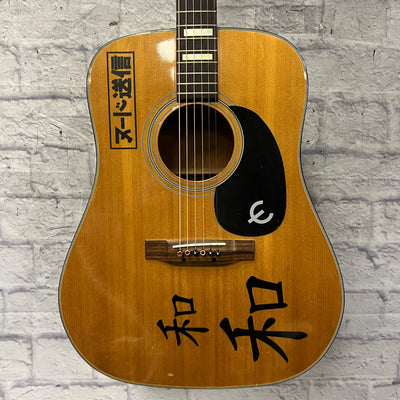 Epiphone Unknown Older Dreadnaught BROKEN BRIDGE Acoustic Guitar