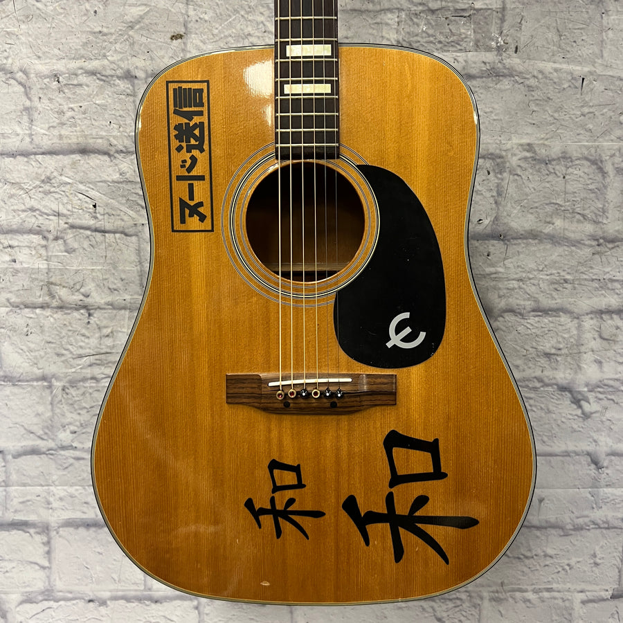 Epiphone Unknown Older Dreadnaught BROKEN BRIDGE Acoustic Guitar