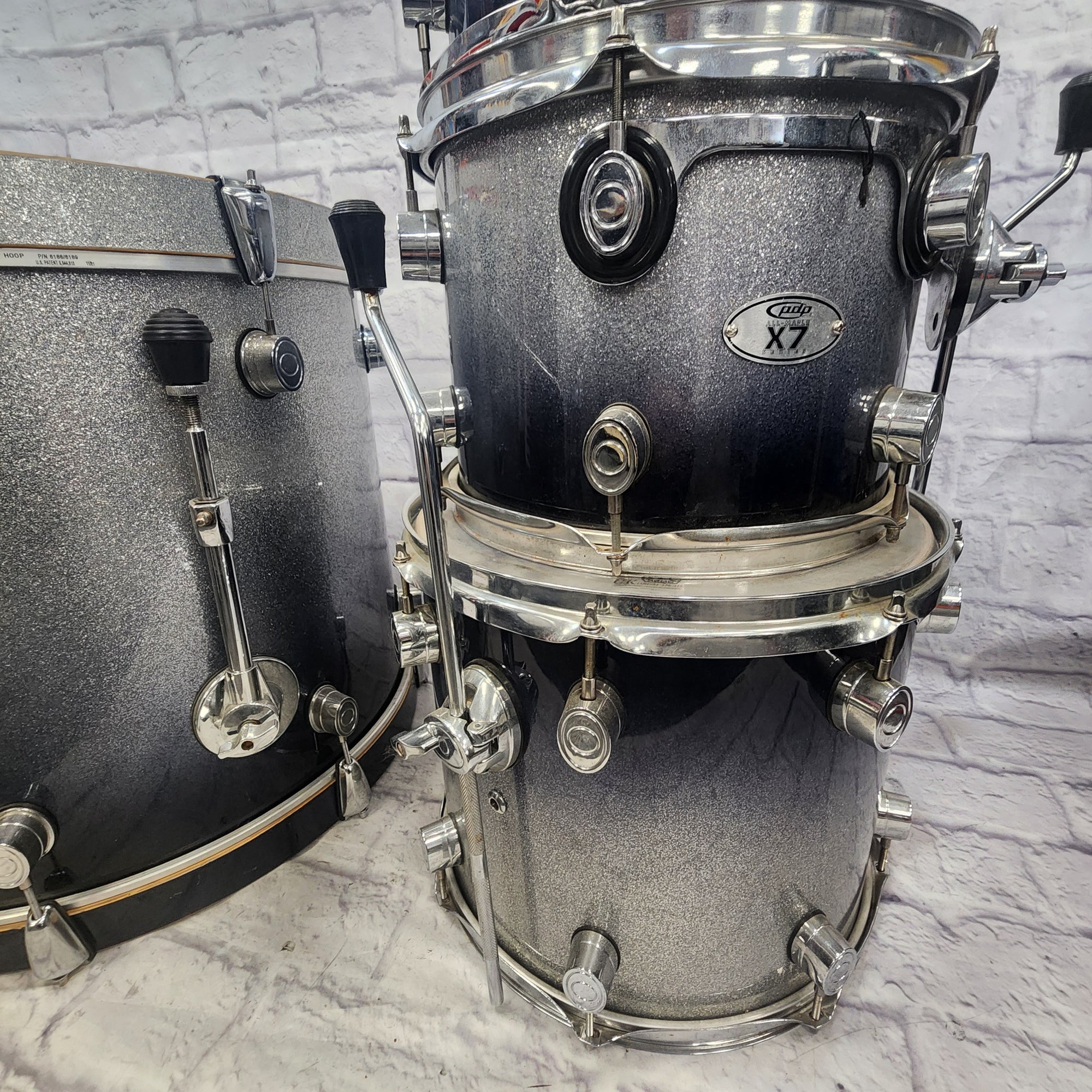 PDP Pacific Drums & Percussion X7 4pc Drum Kit 22 / 14 / 12 / 10