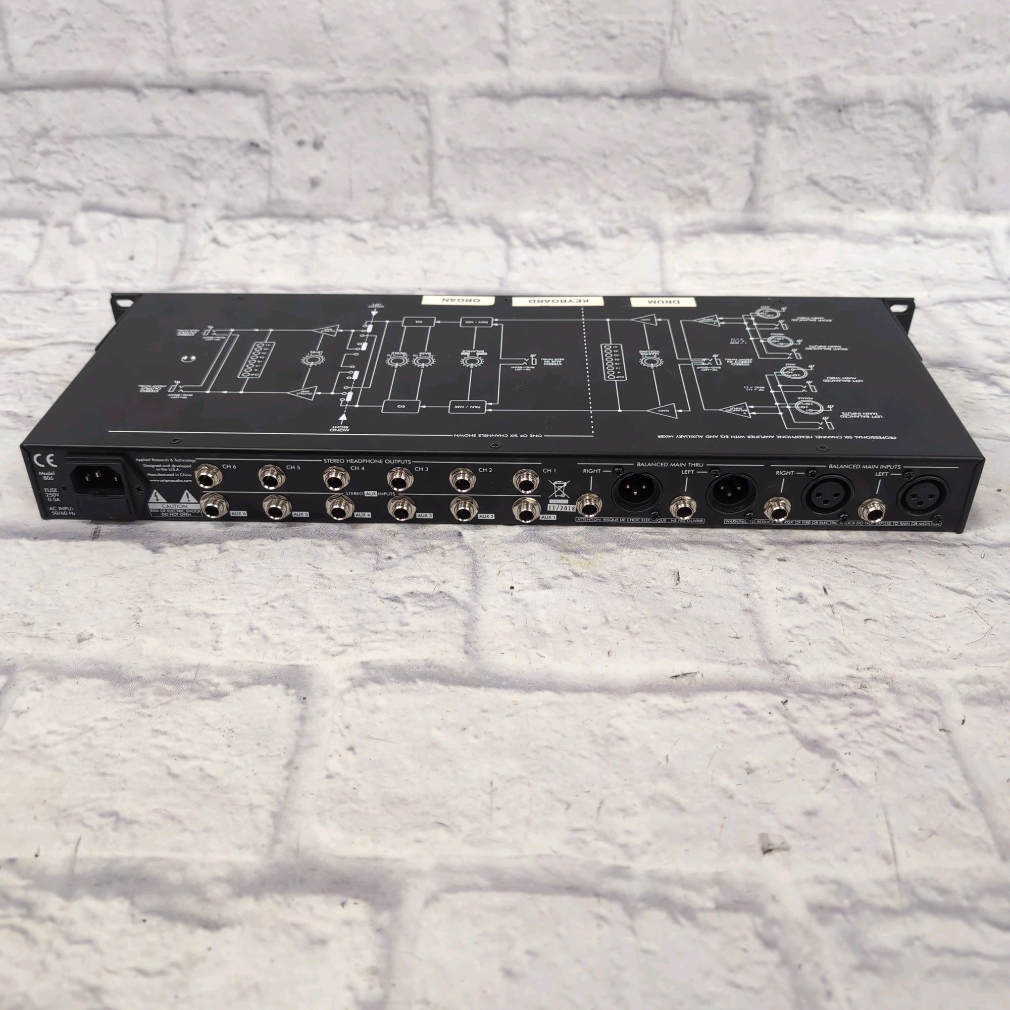 Art 806 Headamp 6 Pro Headphone Amp