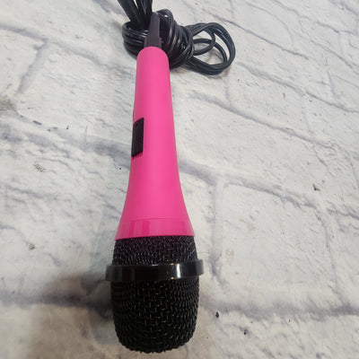 Unknown Pink and Black Dynamic Microphone