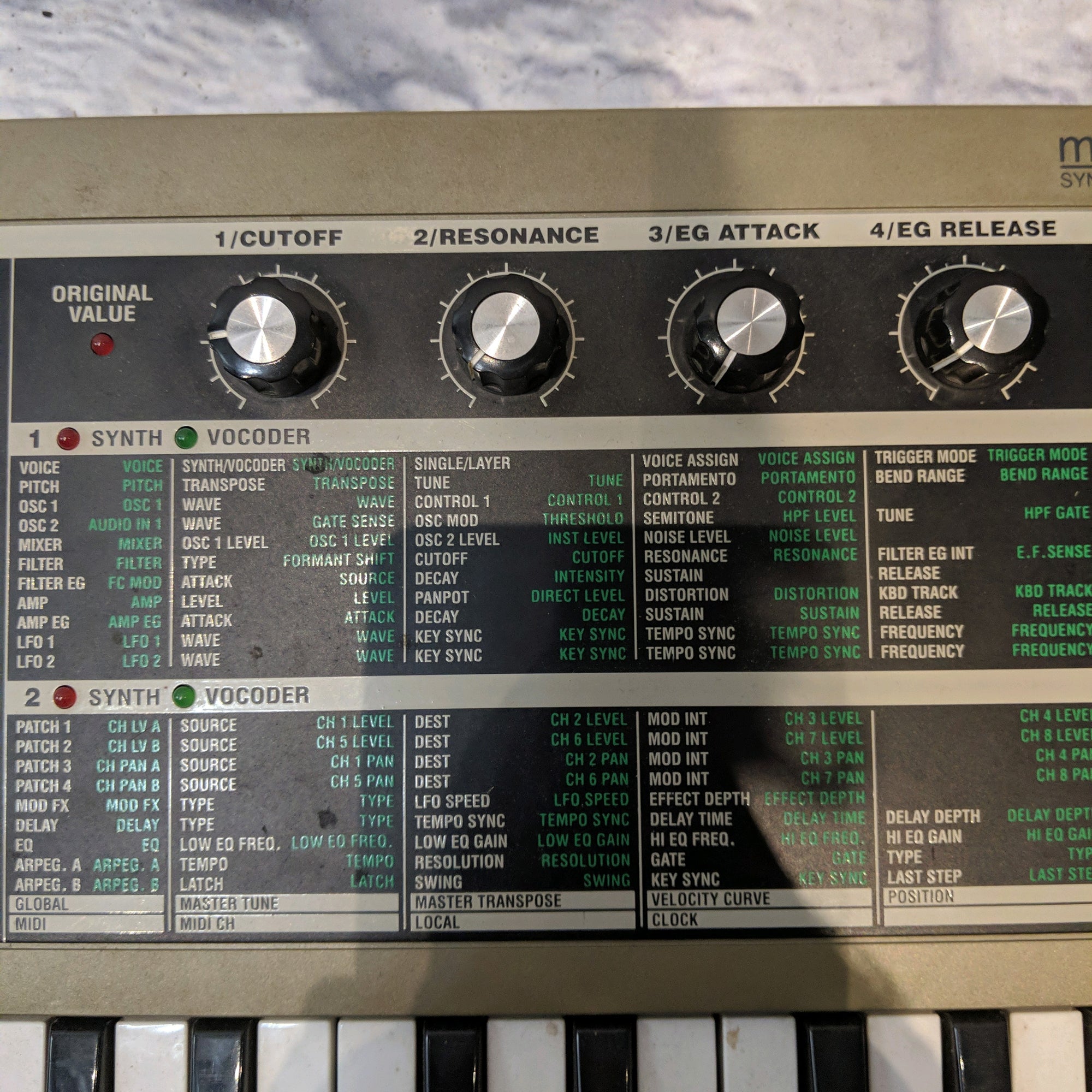Korg Microkorg ( Missing Microphone) Analog Synth