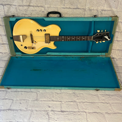 National Vintage 1960 Sahara Electric Guitar w/ Case