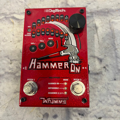 Digitech Hammer On Whammy Pedal