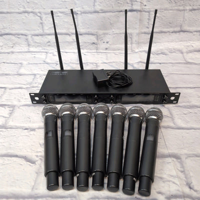 Phenyx Pro PTU-4000 Wireless Microphone System w/ 7 Microphones