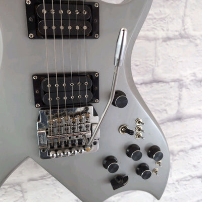 BC Rich USA Custom Shop Bich Supreme Electric Guitar - Vintage 1988 - Metallic Silver w/ Kahler