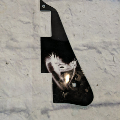 Greasy Groove Les Paul Pickguard Black with Eyeball Image