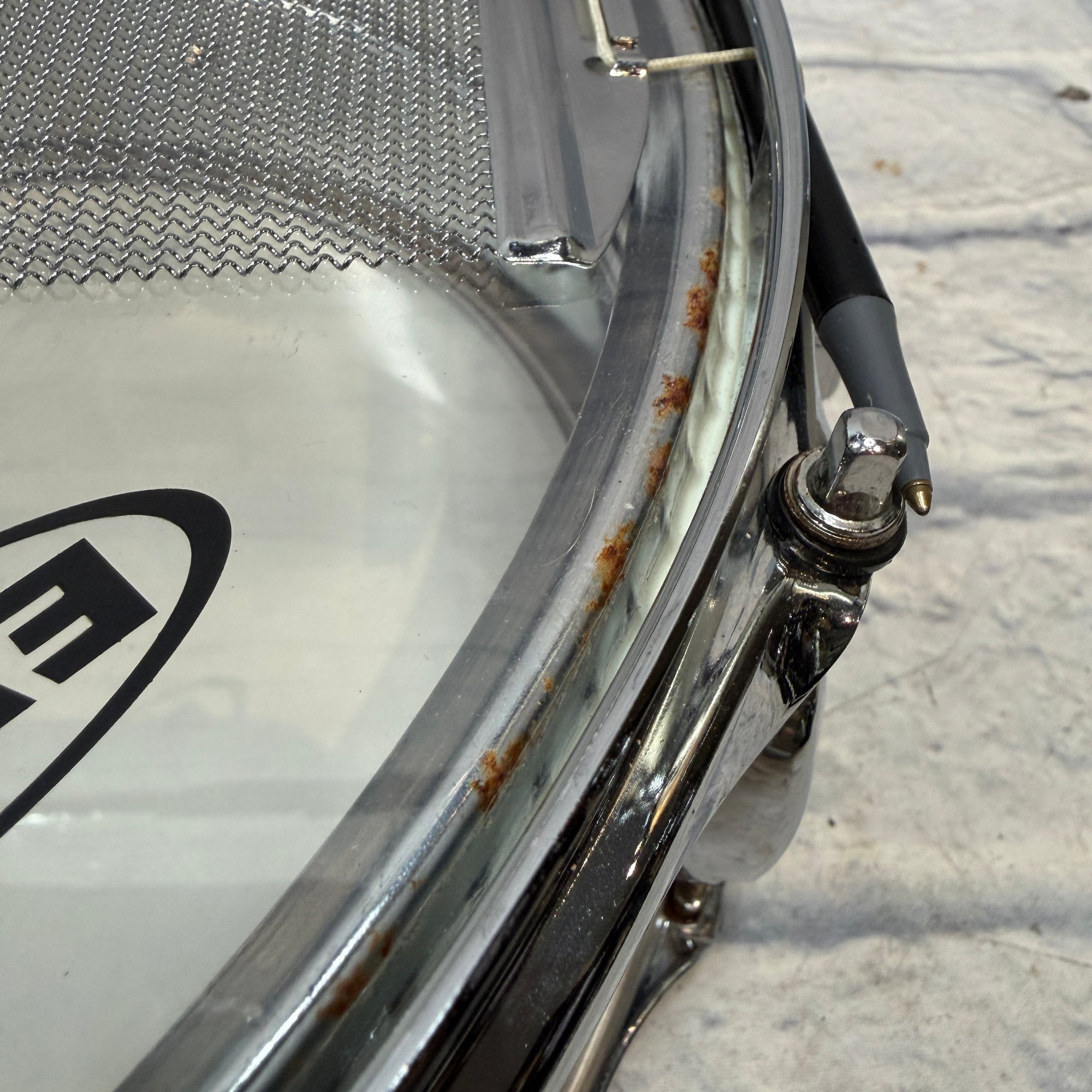 Tama Rockstar Snare Chrome Over Steel