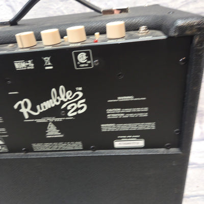 Fender Rumble 25 Bass Guitar Combo Amp