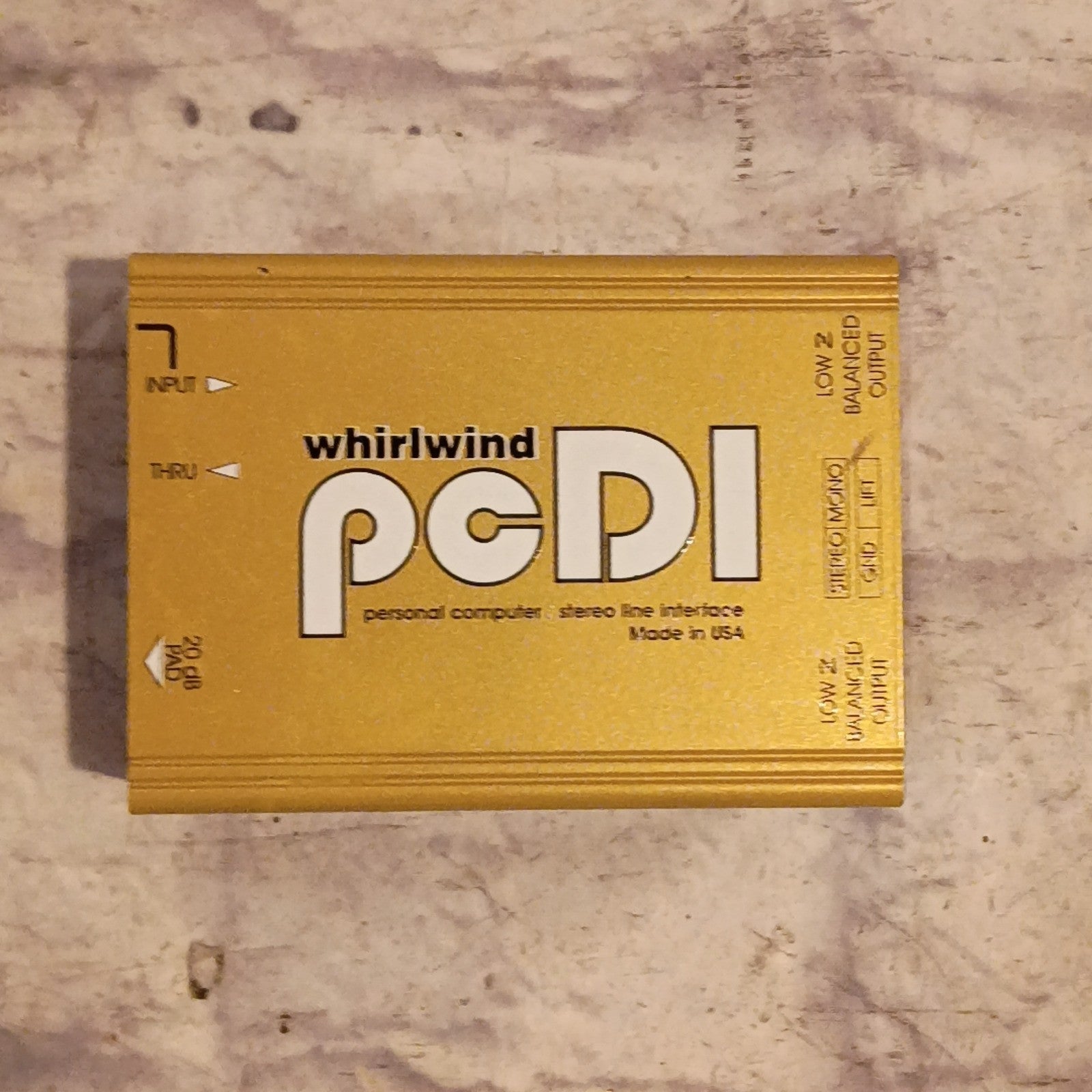 Whirlwind pcDI A/V Direct Box
