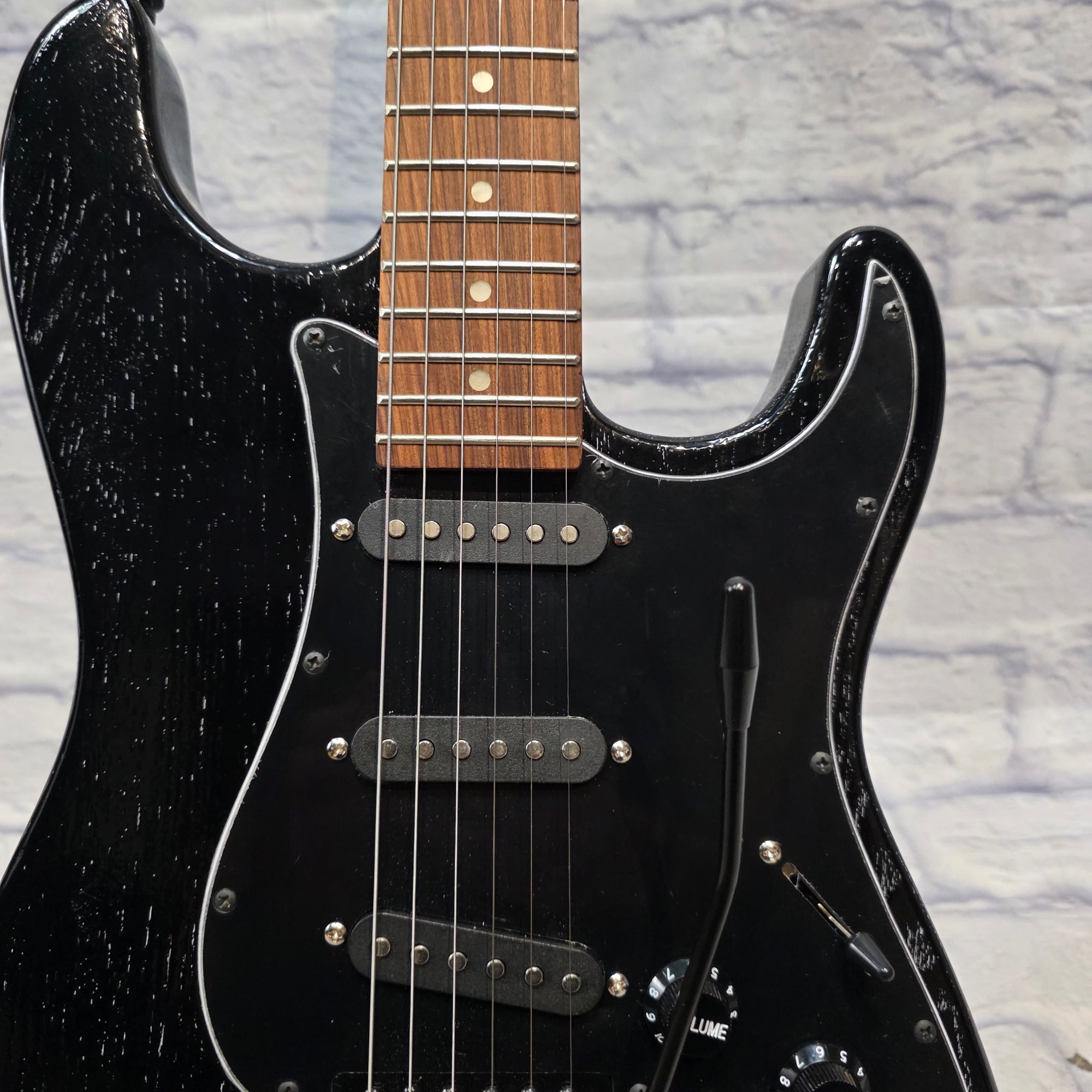 Rafferty Guitars " Storm Rider" Black-Out Strat Electric Guitar