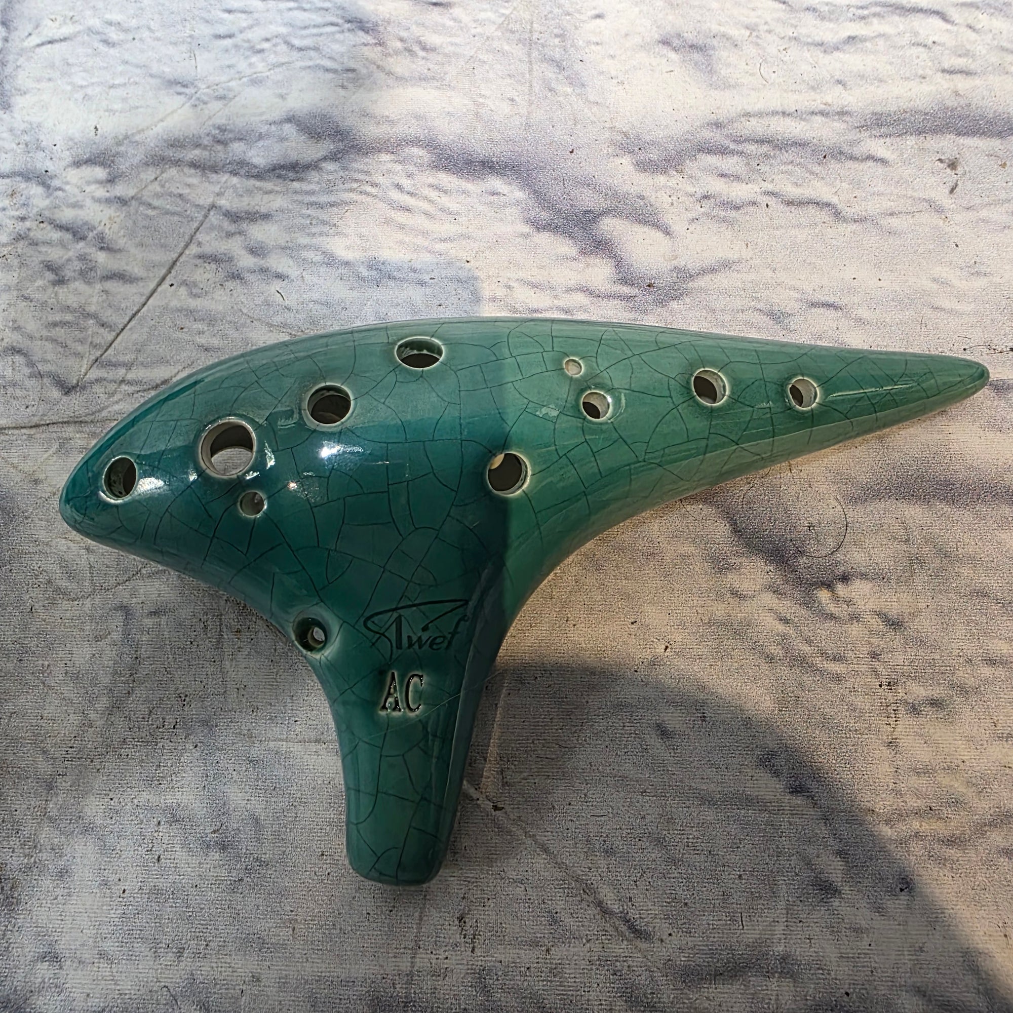 Awef AC Pottery Ocarina  Flute