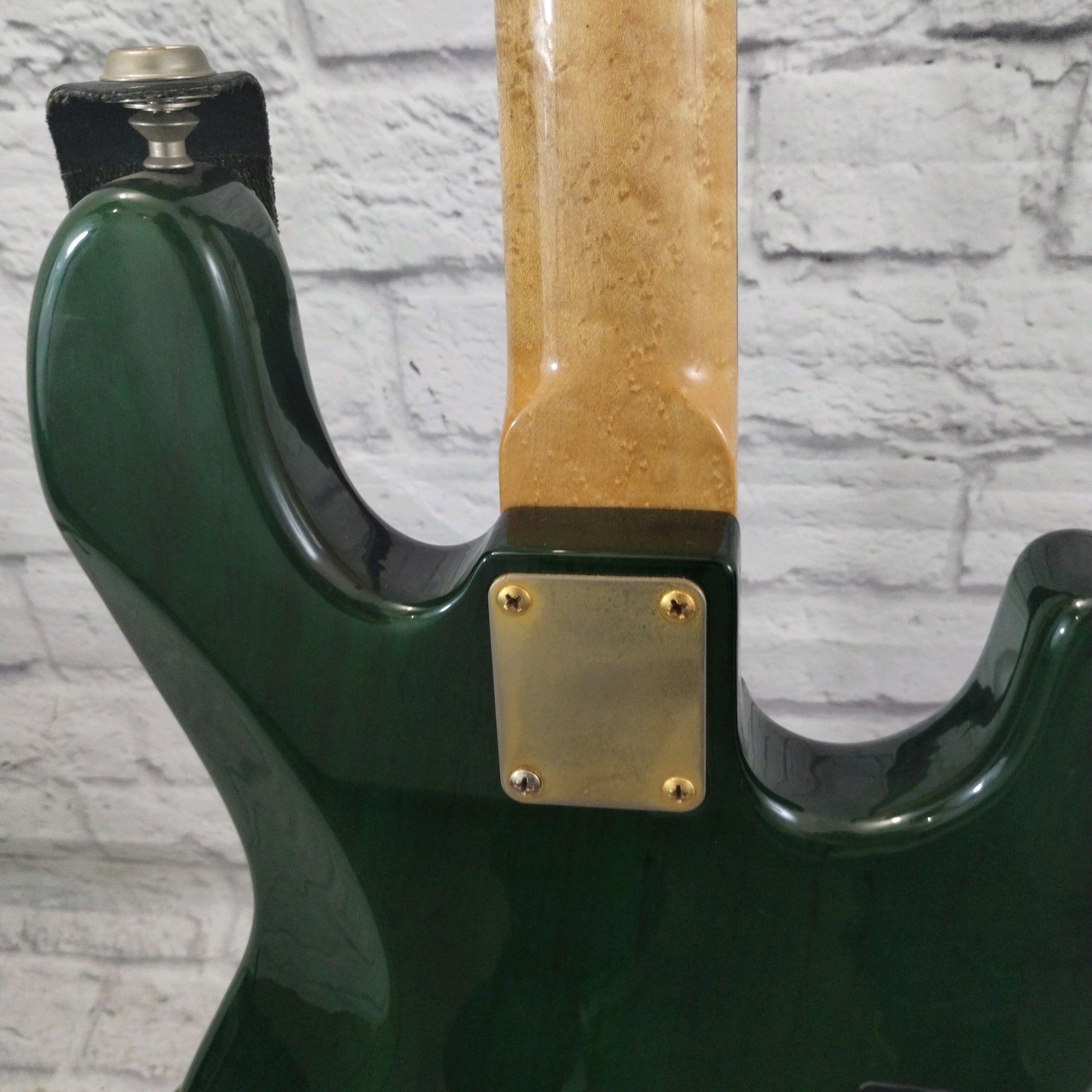 Warmoth Lefty Fretless Jazz 4 String Bass Guitar