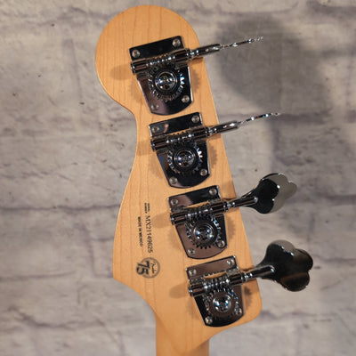 Fender Player Plus Active Jazz 4 String Bass with Maple Neck in Aged Candy Apple Red MIM