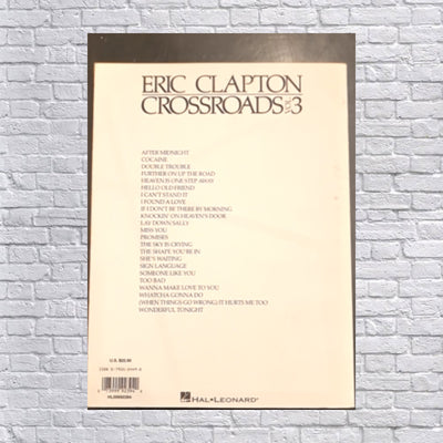 Eric Clapton - Crossroads Vol. 3 Guitar Book