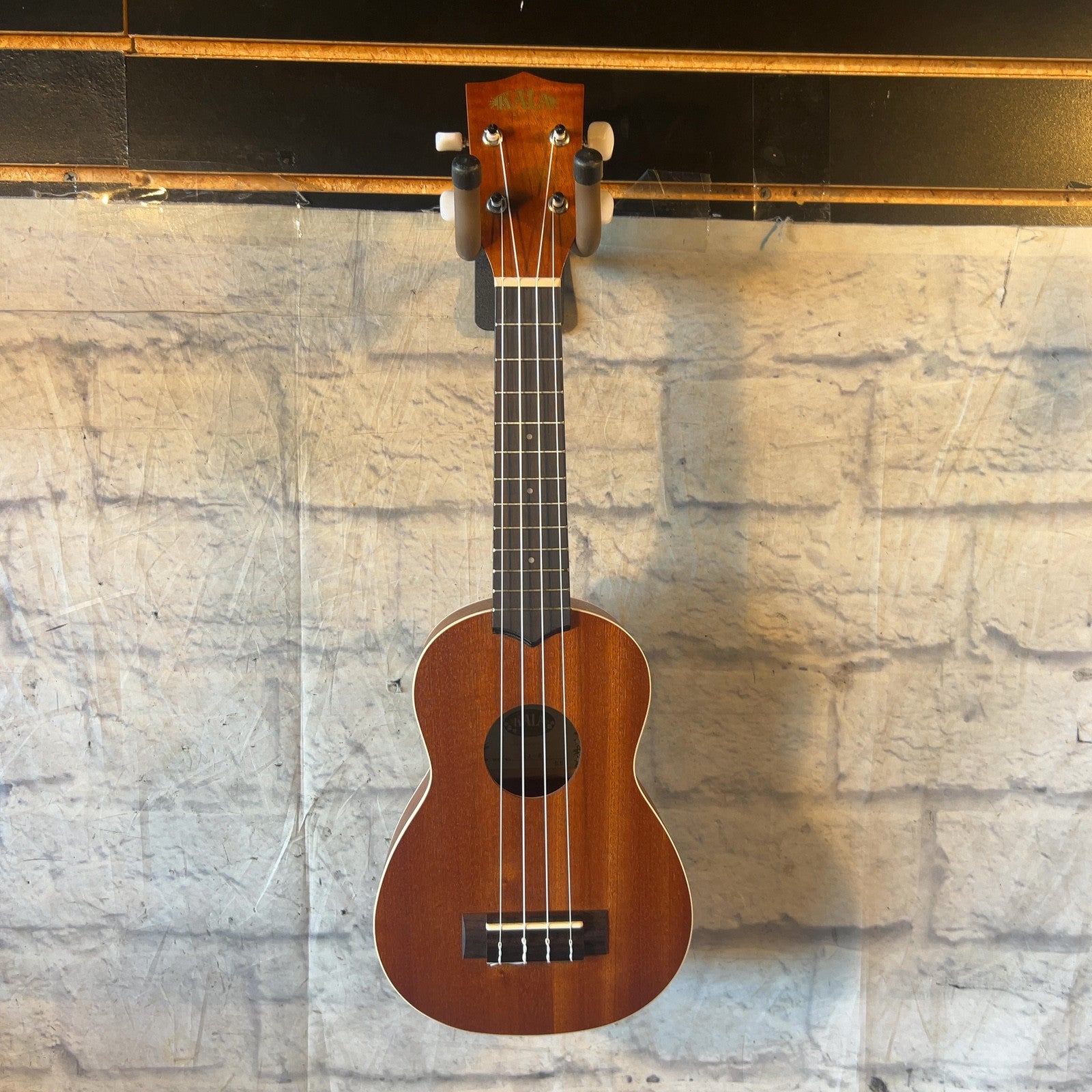 Kala KA-S Satin Mahogany Soprano Ukulele with Padded Gig Bag
