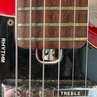 Teisco Vintage ET220 Spectrum Candy Apple Red Electric Guitar