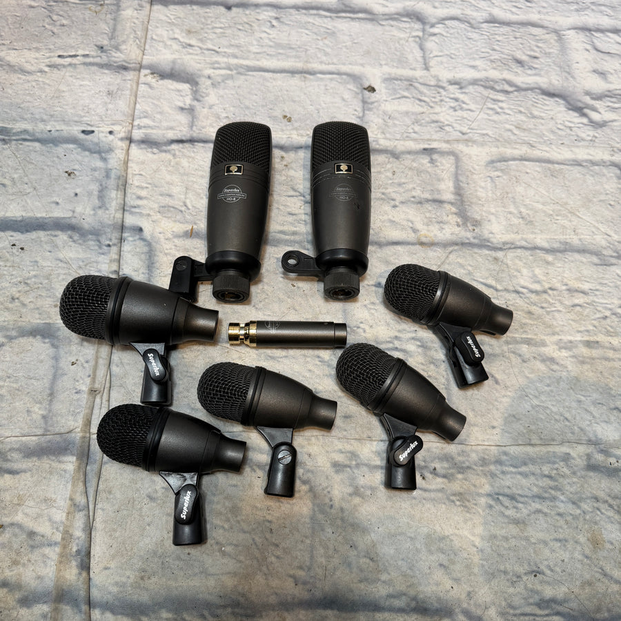 Superlux H0-8 Drum Mics (8 piece set - no carrying case) Microphone