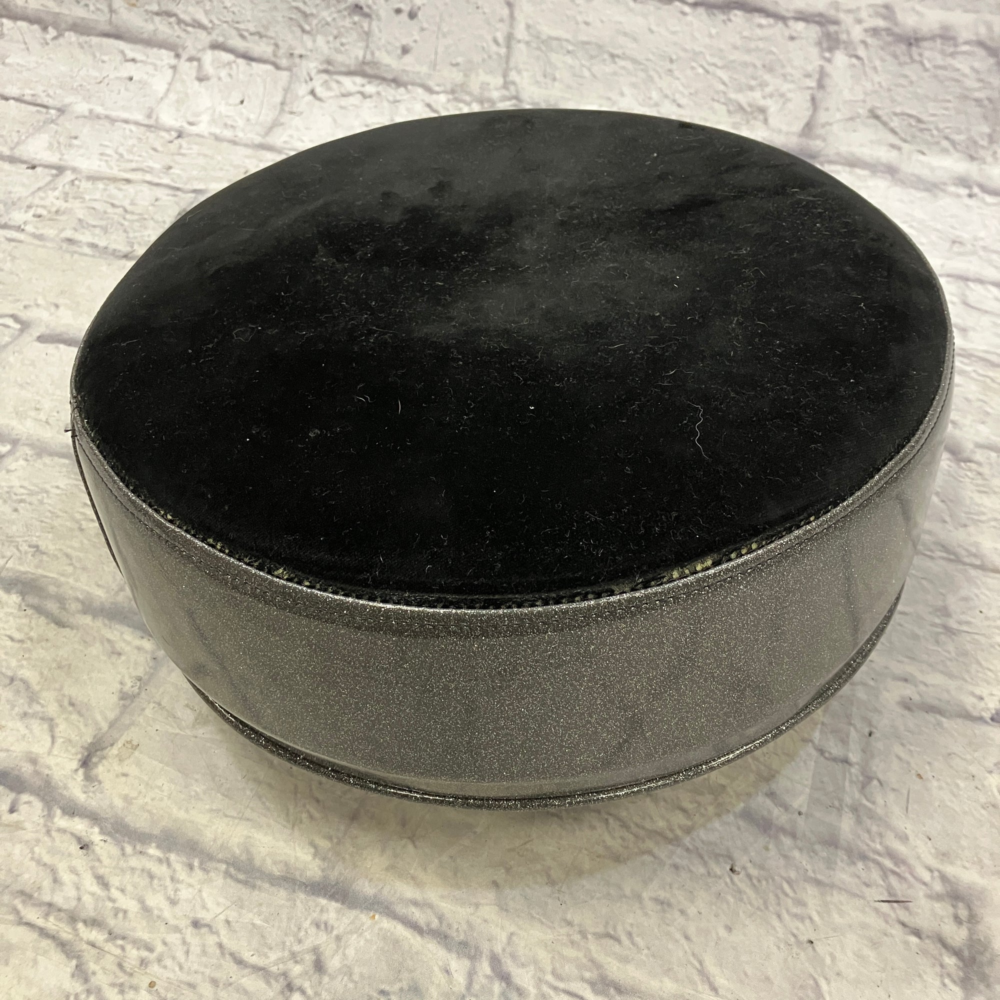 Pork Pie Throne Seat Silver Sparkle SEAT ONLY