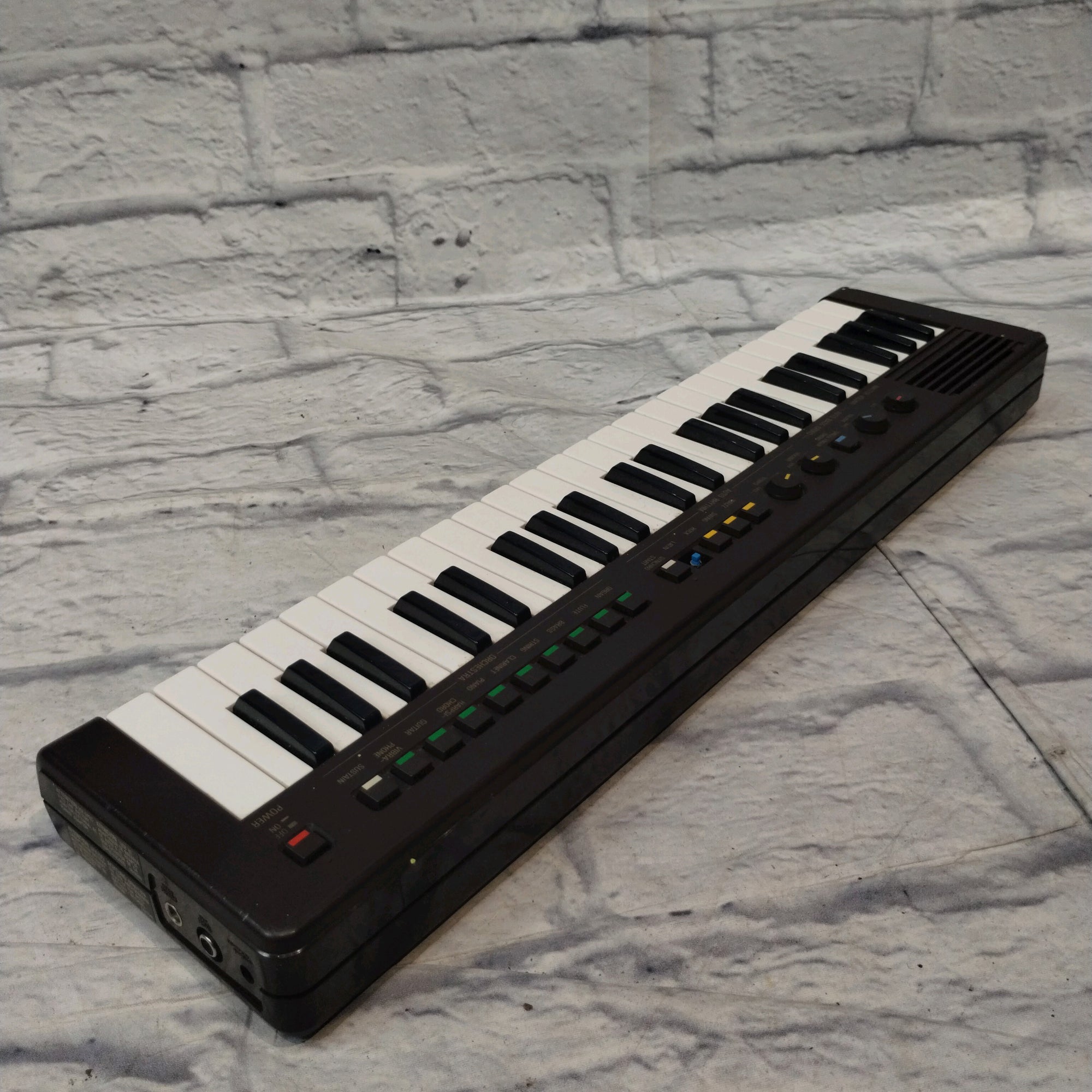 Yamaha PS-3 PortaSound 1980s Synthesizer (Brown) Digital Synth