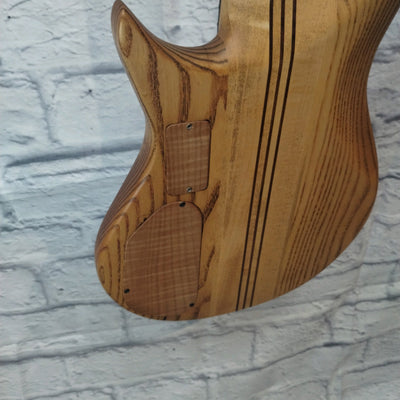 Unknown Custom Made Through Neck 6 String Bass Guitar