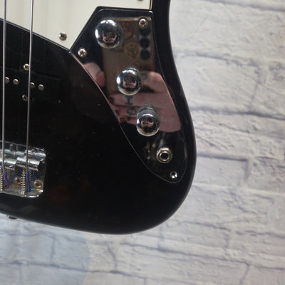 Squier Black Sparkle Affinity Jazz Bass 4 String Bass Guitar