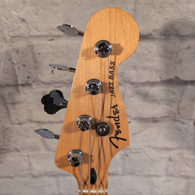 Fender Player Plus Active Jazz 4 String Bass with Maple Neck in Aged Candy Apple Red MIM