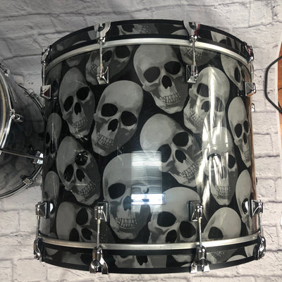 Taye TourPro Grafix Skull 5pc Drum Kit