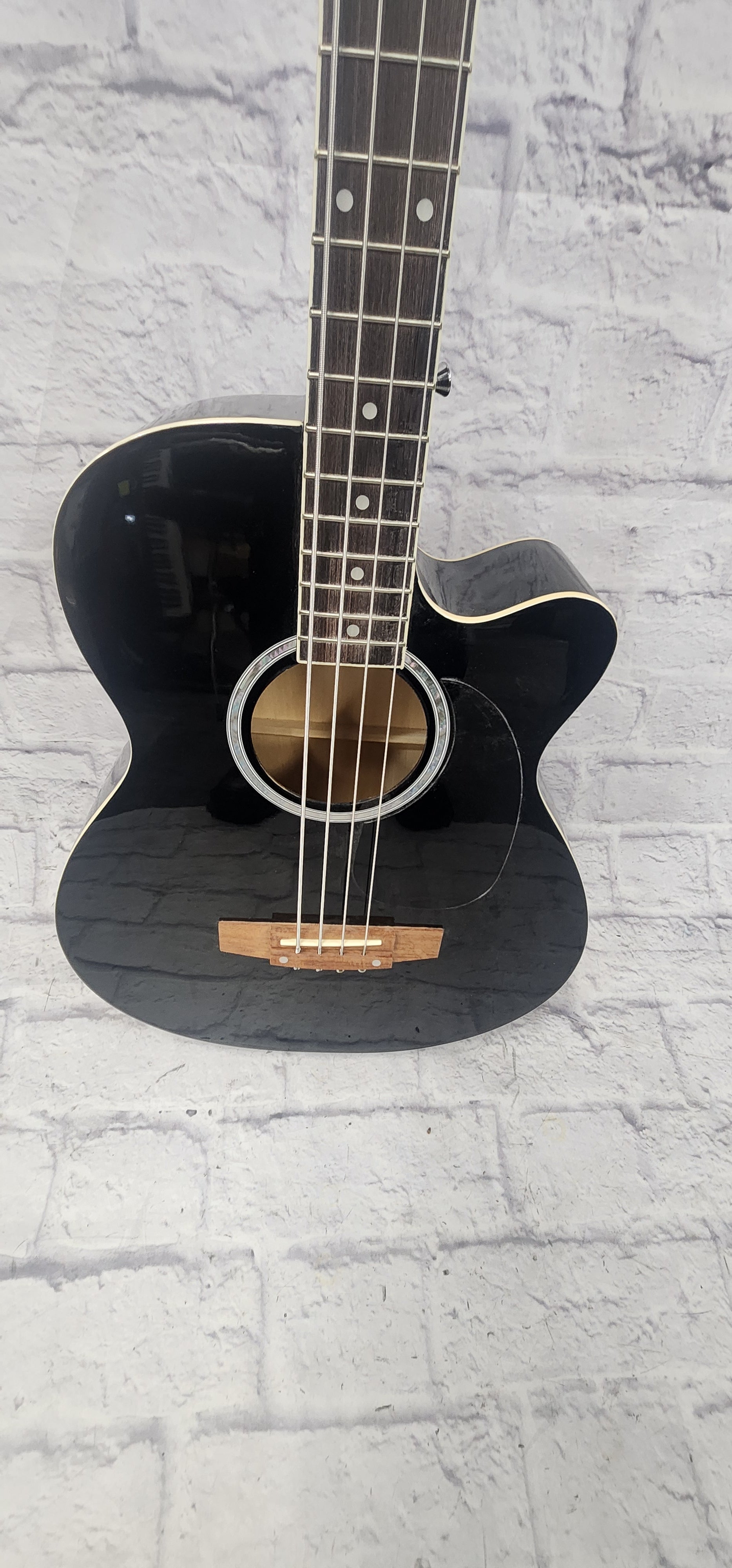 Unknown Short Scale 4 String Acoustic Bass 4 String Bass Guitar