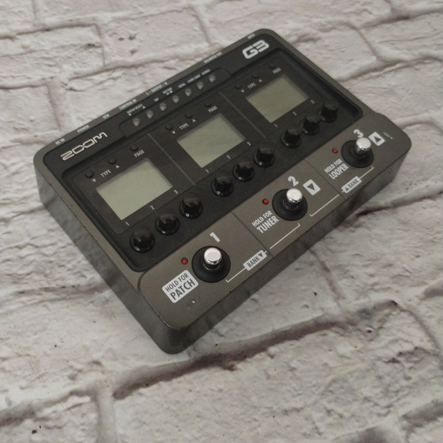 Zoom G3 Multi-Effects Processor Guitar Pedal