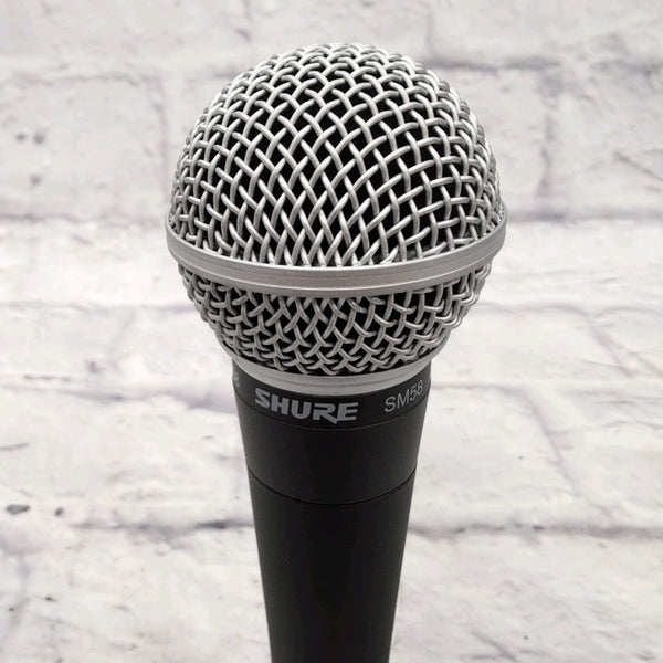 Shure SM58 Dynamic Vocal Microphone - Evolution Music