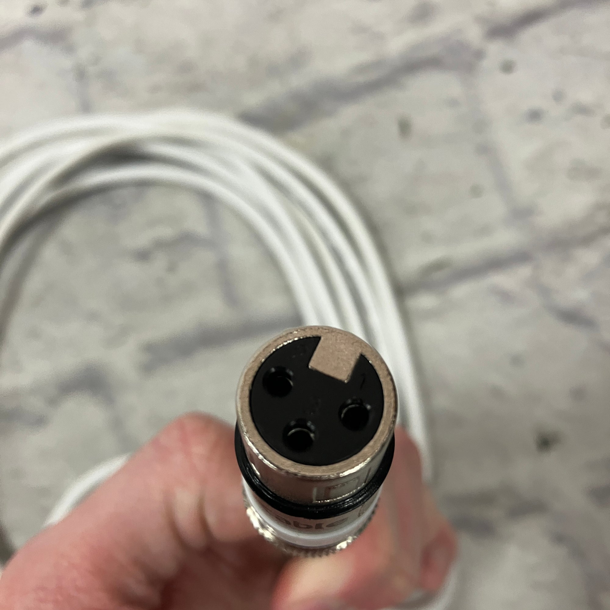 KXABLE 20' White XLR Microphone Cable