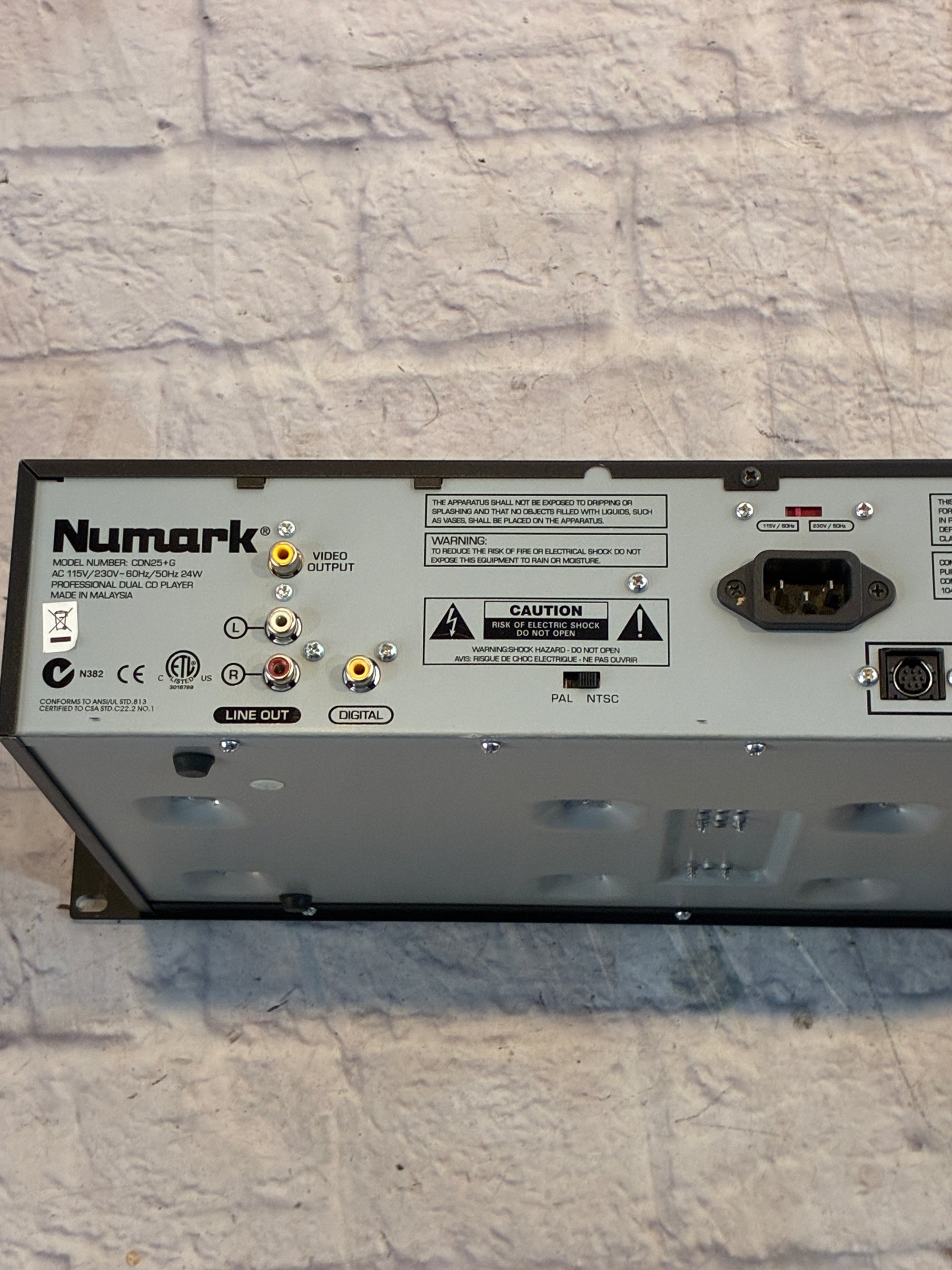 Numark CDN25+G DJ Dual CD Player & Controller