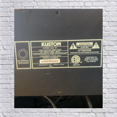 Kustom Solo 16 R Guitar Combo Amp Guitar Combo Amp