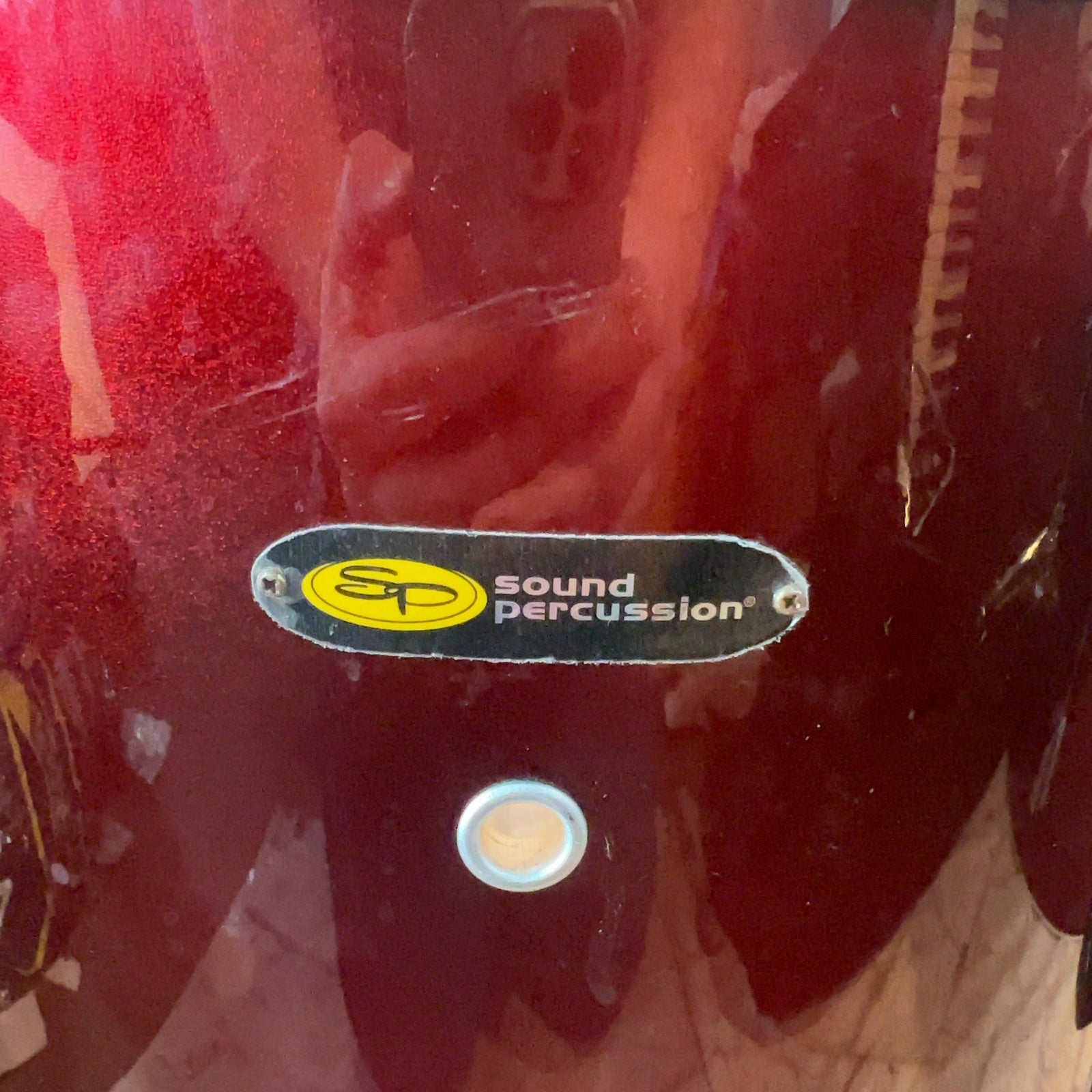 SP Sound Percussion 14 x 14 Floor Tom Deep Red Floor Tom