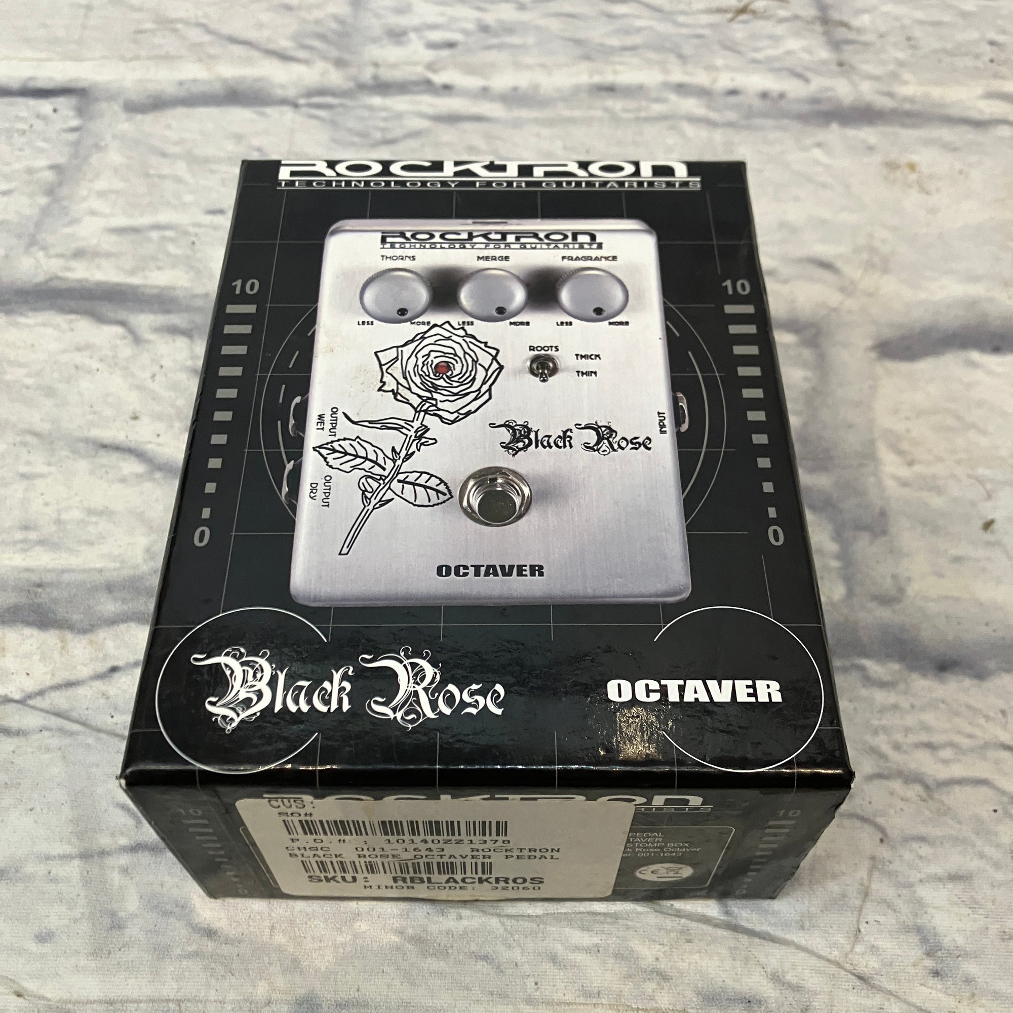 Rocktron Black Rose Octaver Pitch Pedal