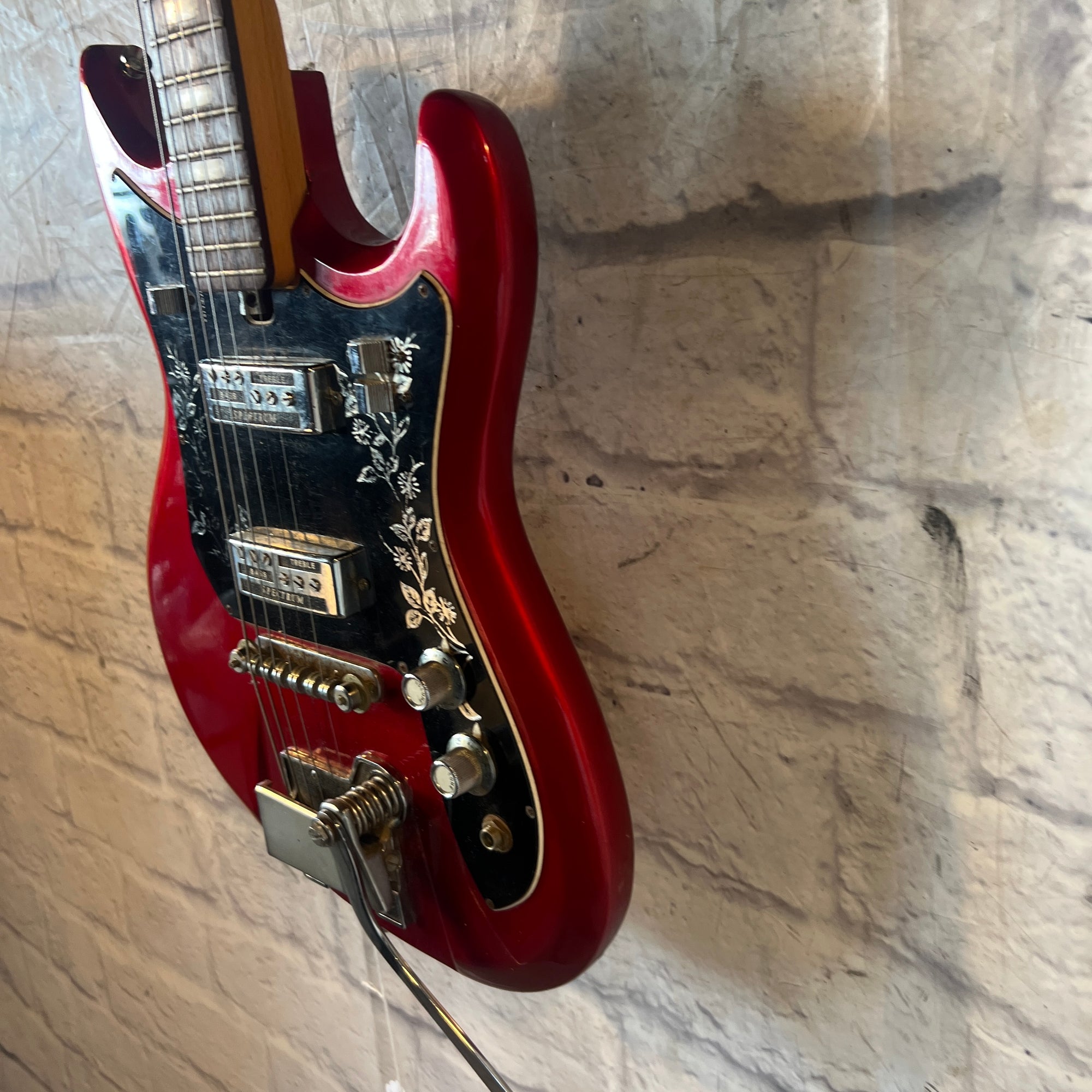 Teisco Vintage ET220 Spectrum Candy Apple Red Electric Guitar