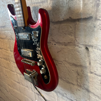 Teisco Vintage ET220 Spectrum Candy Apple Red Electric Guitar