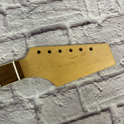 Design your Own Headstock 22 Fret with Bound Rosewood Fretboard Guitar Neck w/ Top Nut