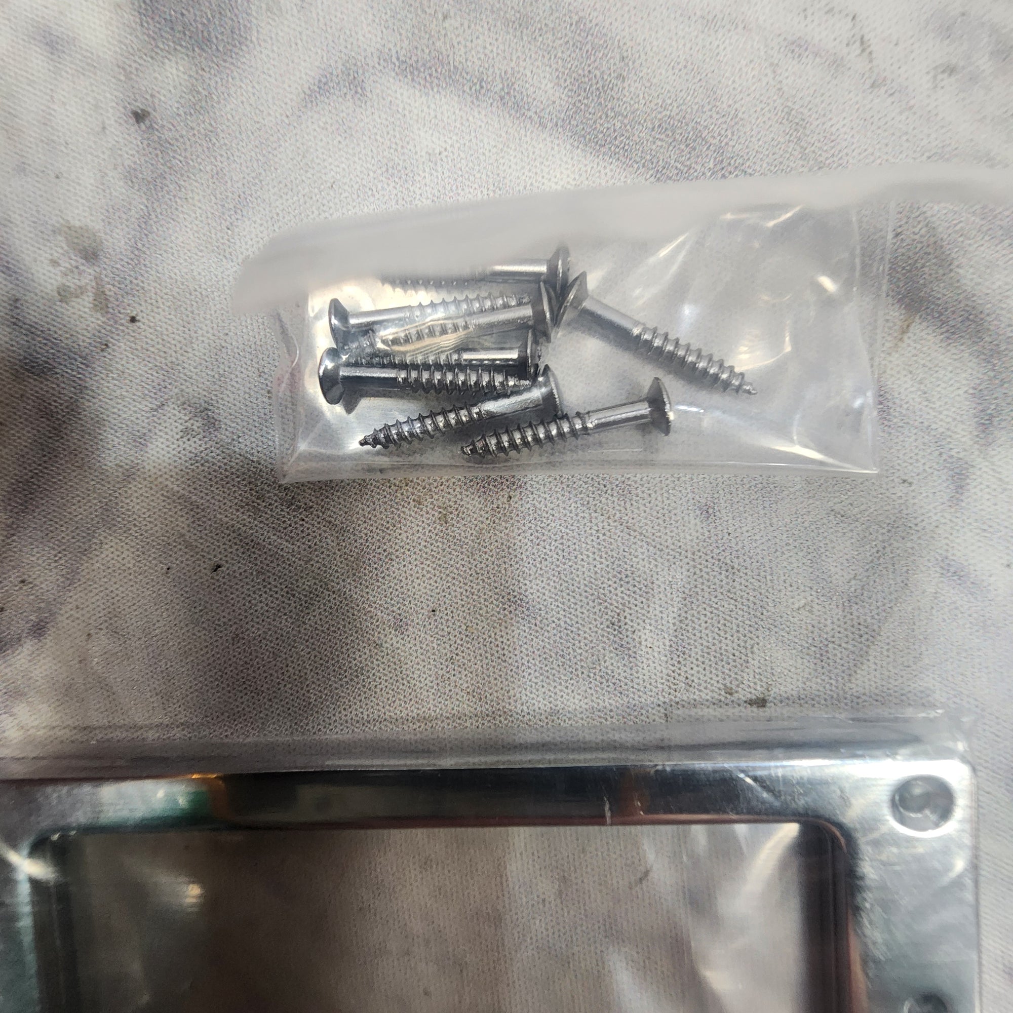 Unknown Chrome Flat Filtertron Ring Pair for Artec Entwstile Pickup