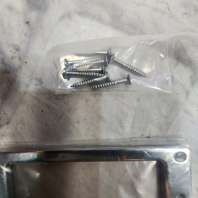 Unknown Chrome Flat Filtertron Ring Pair for Artec Entwstile Pickup