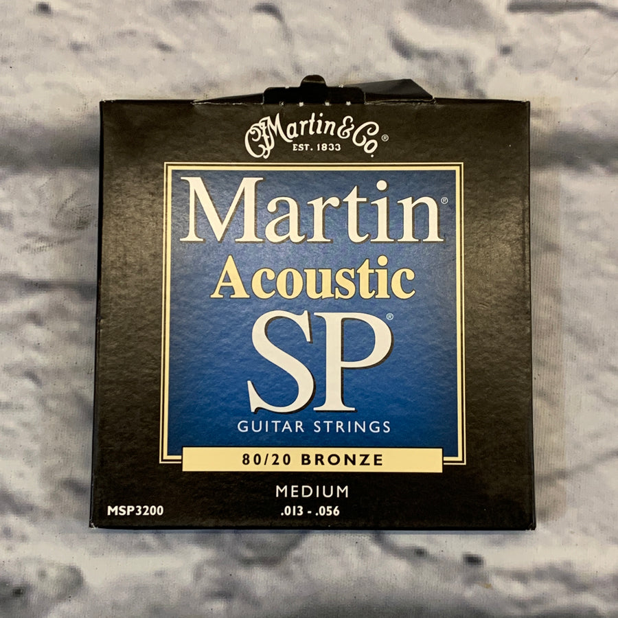 Martin SP Acoustic 80/20 Bronze Medium 13-56 Acoustic Guitar Strings