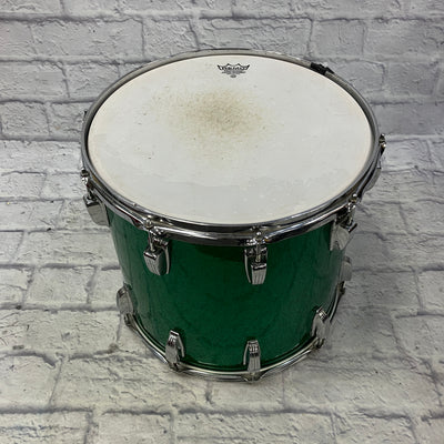 Ludwig 1980s Green ReWrap 15" Tom Roto Toms