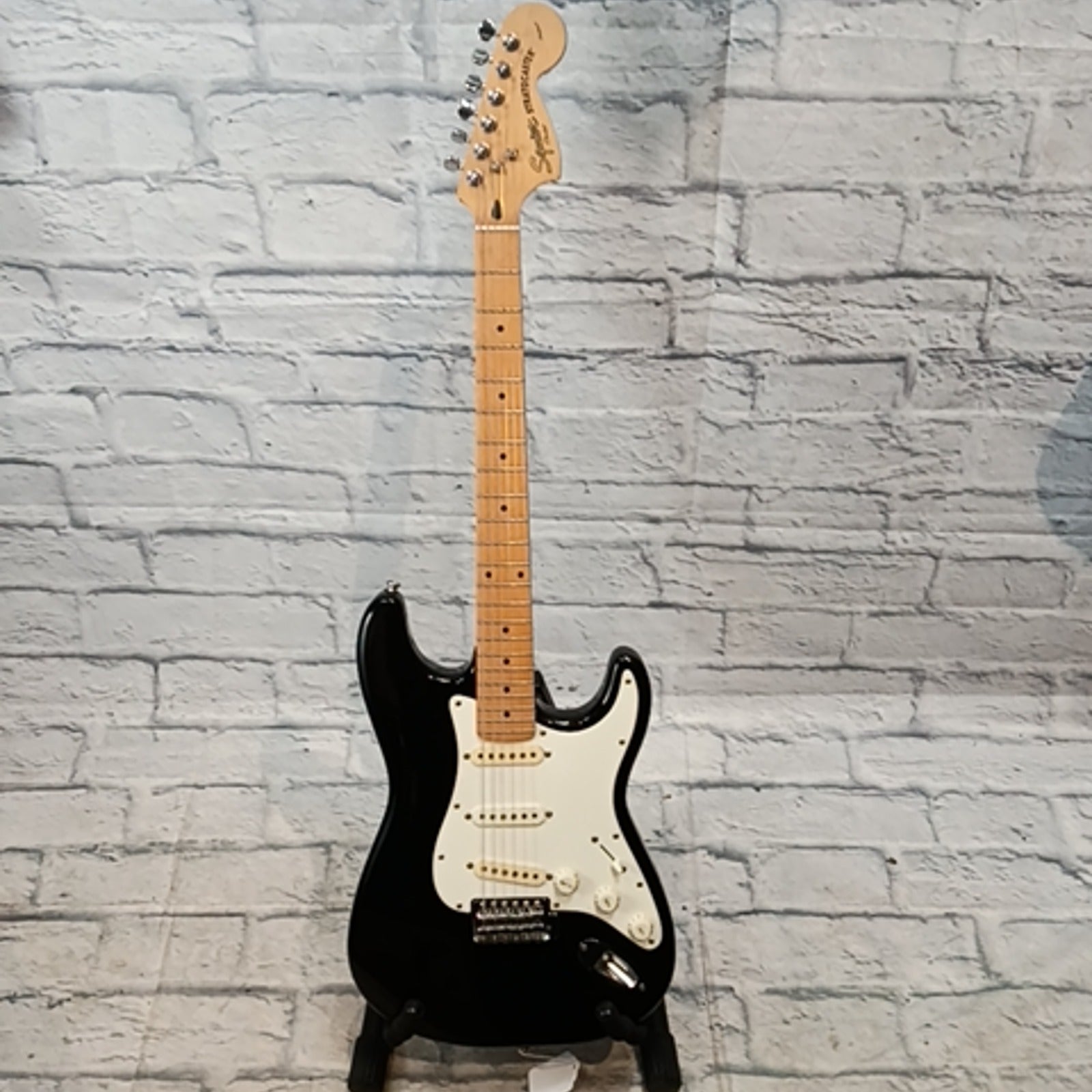 Squier Stratocaster Partscaster Electric Guitar - Black