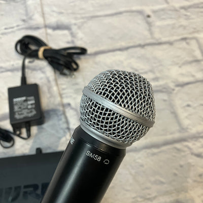 Shure SLX4 & BLX4 Wireless Receiver and Microphone