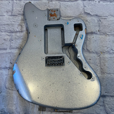 Squier Unknown Offset Silver Sparkle Body