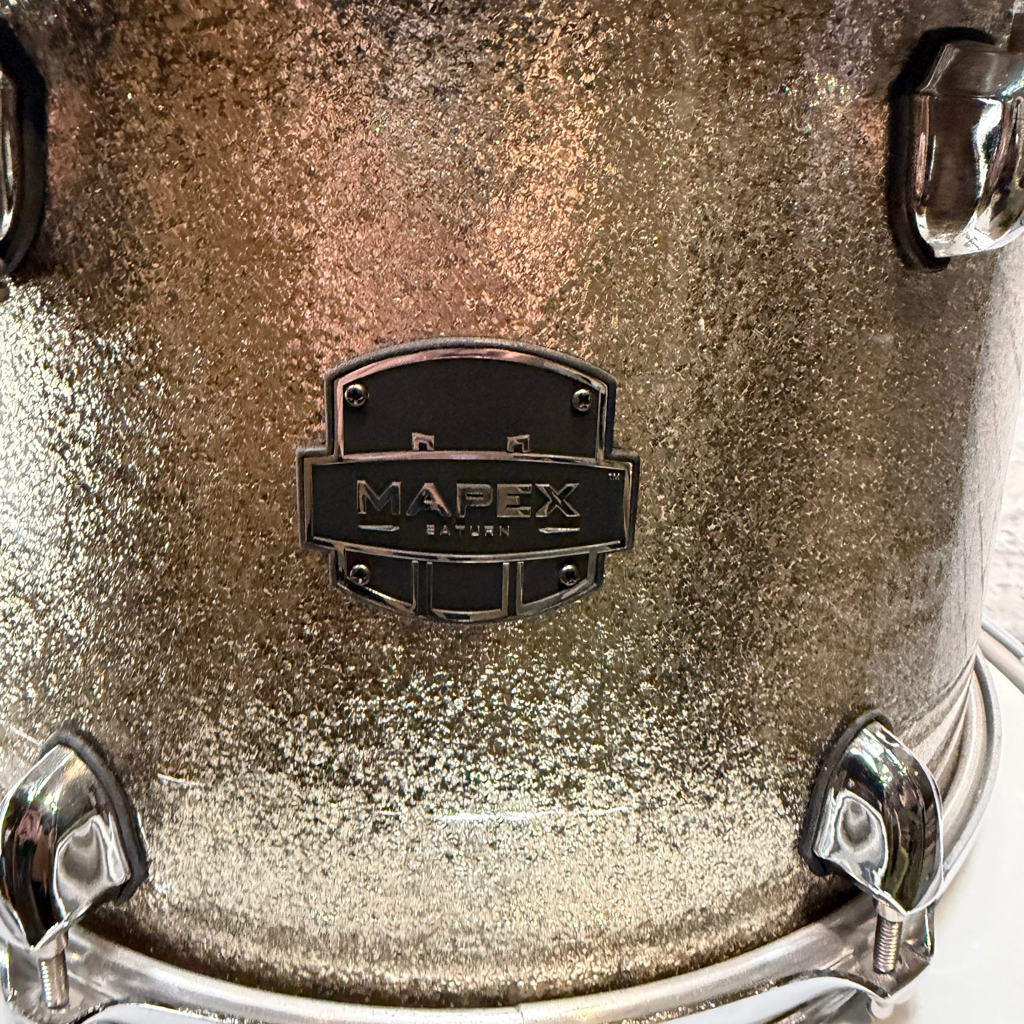Mapex Saturn 3 Piece Kit 13" 16" 22" - Silver Sparkle Drum Kit