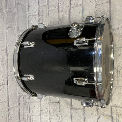 Rogers Script Powertone 16x16" Floor Tom Black