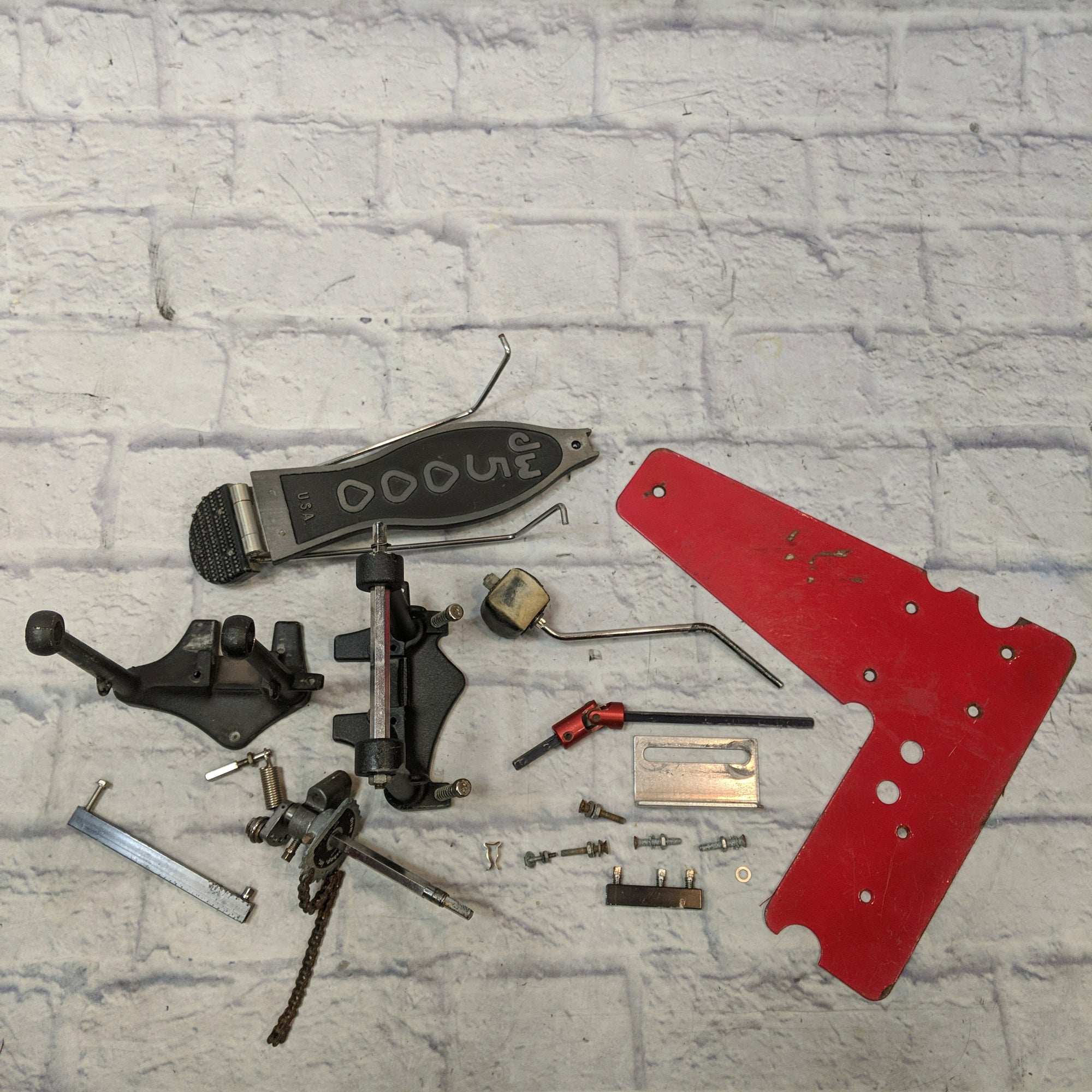 dw 5000 pedal parts DW 5000 Double Pedal Parts Lot