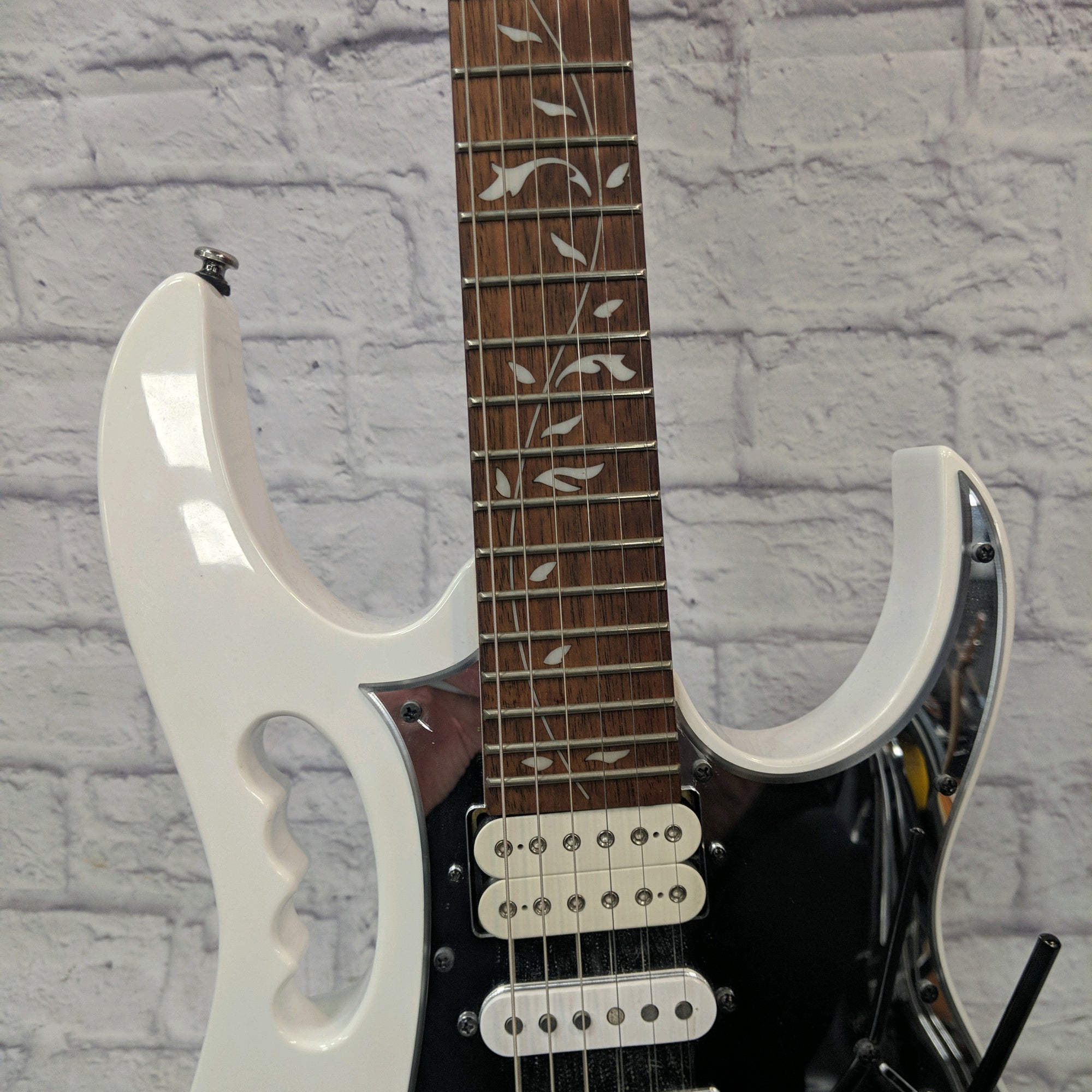 Ibanez Jem Junior White Steve Vai Electric Guitar